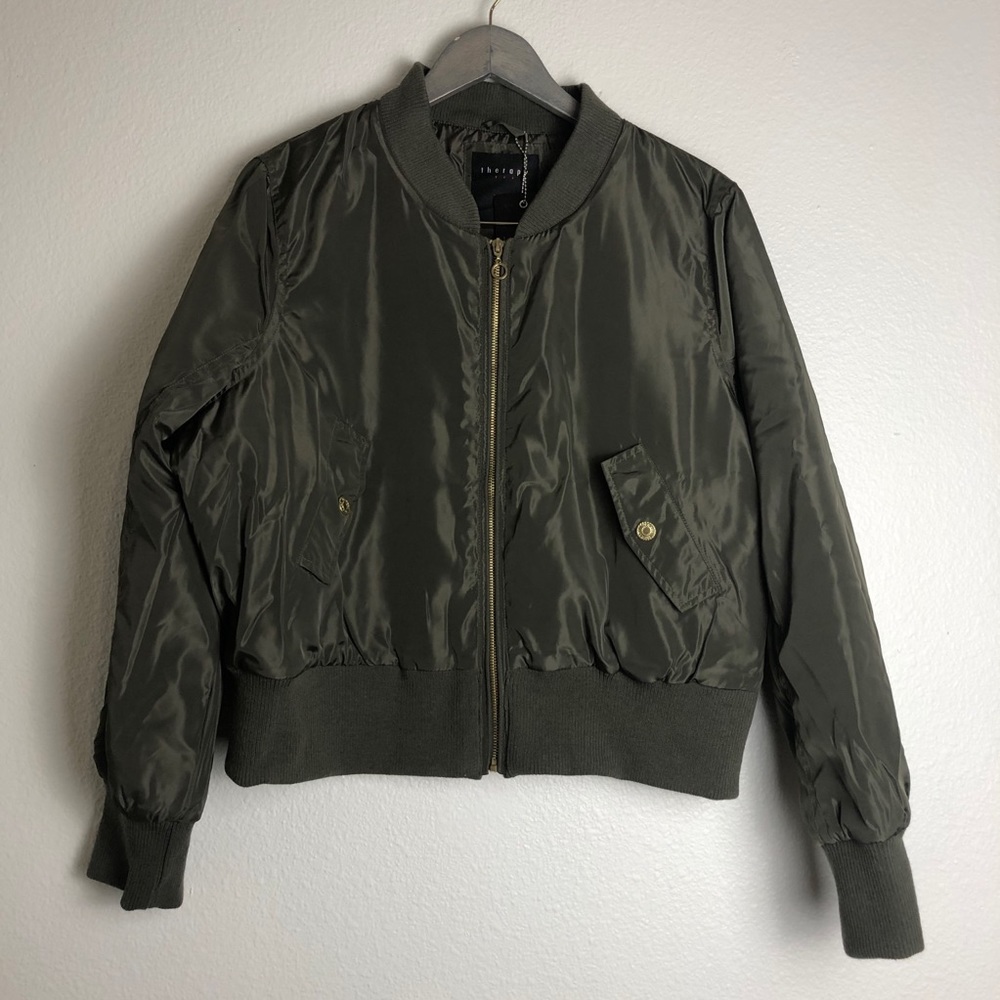 Olive green bomber jacket plus size